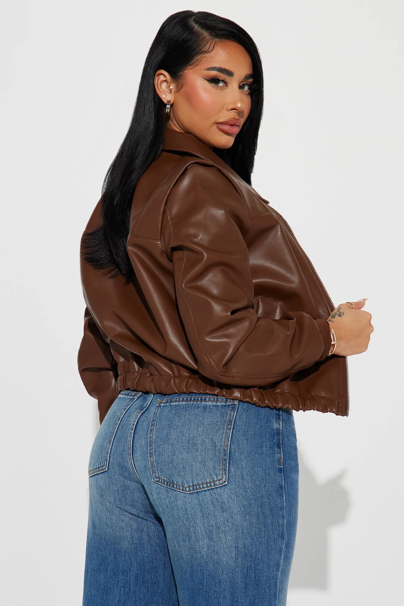 All Seasons Bomber Jacket - Chocolate