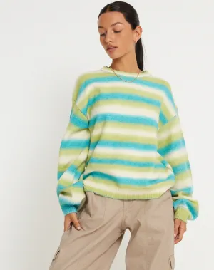 Ammaria Jumper in Blue Mix Stripe