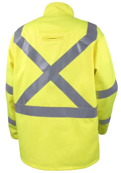 Black Stallion TruGuard 250 Hi-Vis Class 3 FR Cotton Jacket JF1117-HY