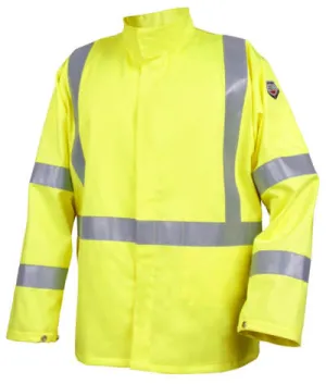 Black Stallion TruGuard 250 Hi-Vis Class 3 FR Cotton Jacket JF1117-HY