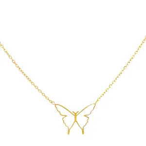 Butterfly Silhouette Necklace