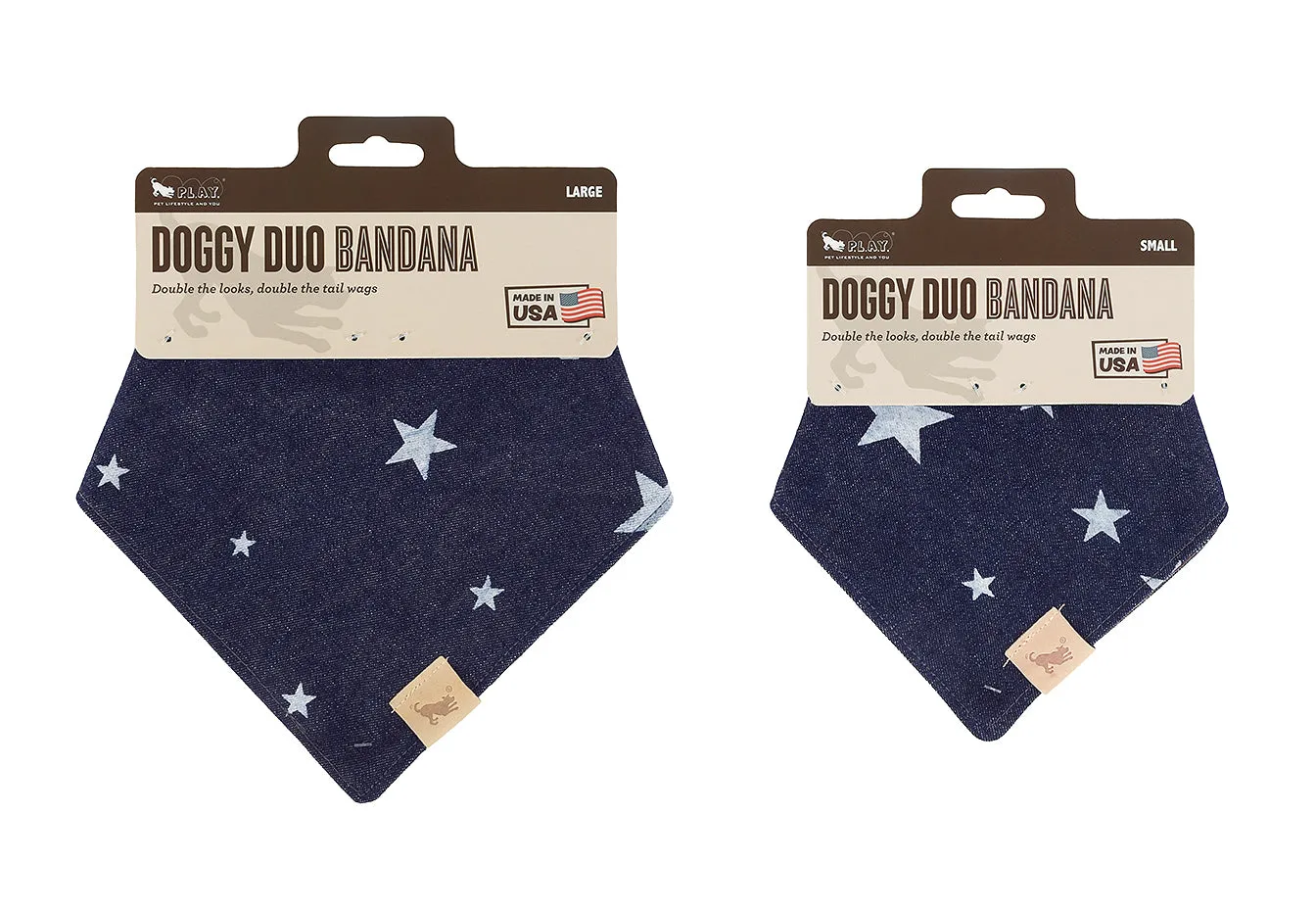 Doggy Duo Bandana - The Rockstar