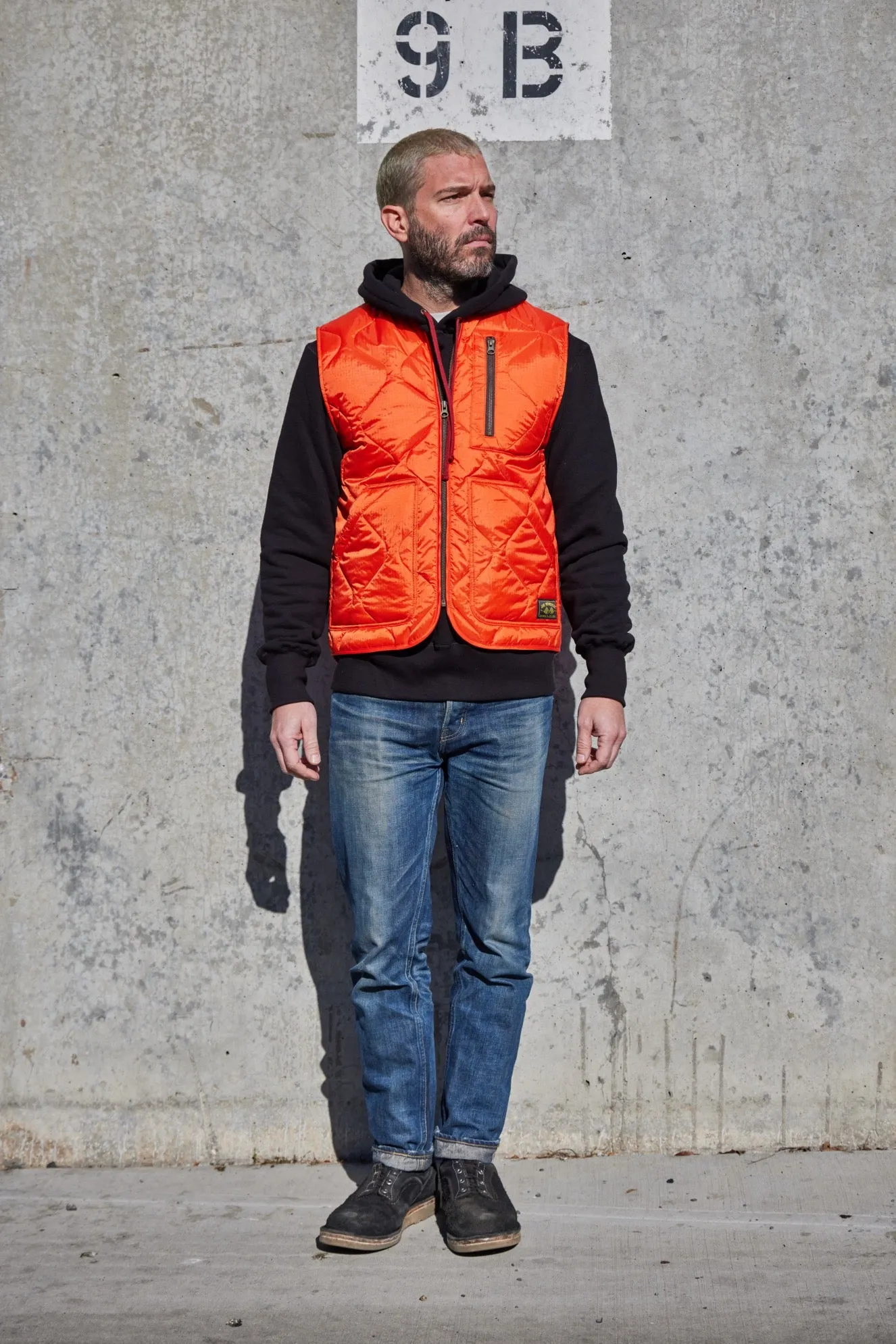 Humboldt Quilted Liner Vest - Orange