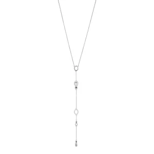 Long Y-Necklace GALETS RIVIERE Taupe SI