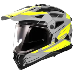 Ls2 Mx702 Pioneer Namib Adventure Helmet M.Grey H-V Yellow-06