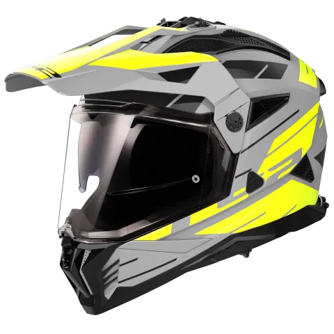 Ls2 Mx702 Pioneer Namib Adventure Helmet M.Grey H-V Yellow-06