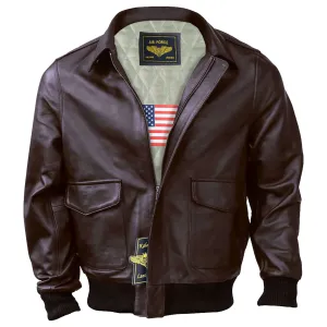 Men's A2 Airforce Flight Brown Jacket