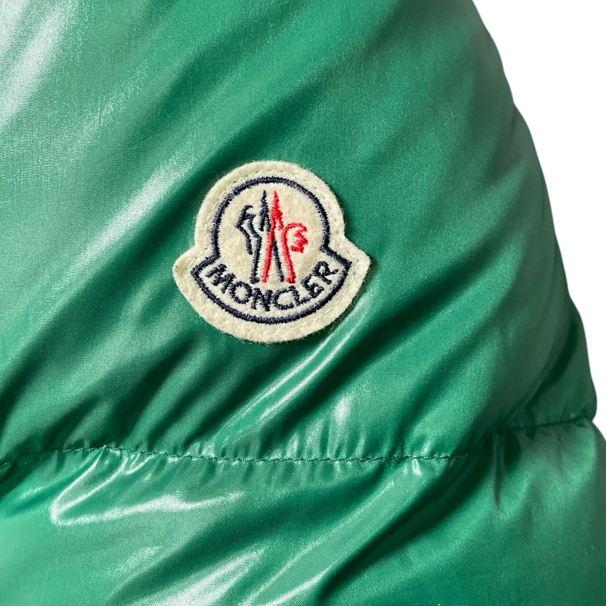 Moncler Dejan Short Down Jacket Green Pre-Owned