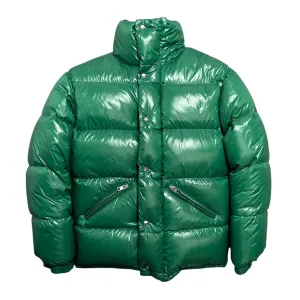 Moncler Dejan Short Down Jacket Green Pre-Owned