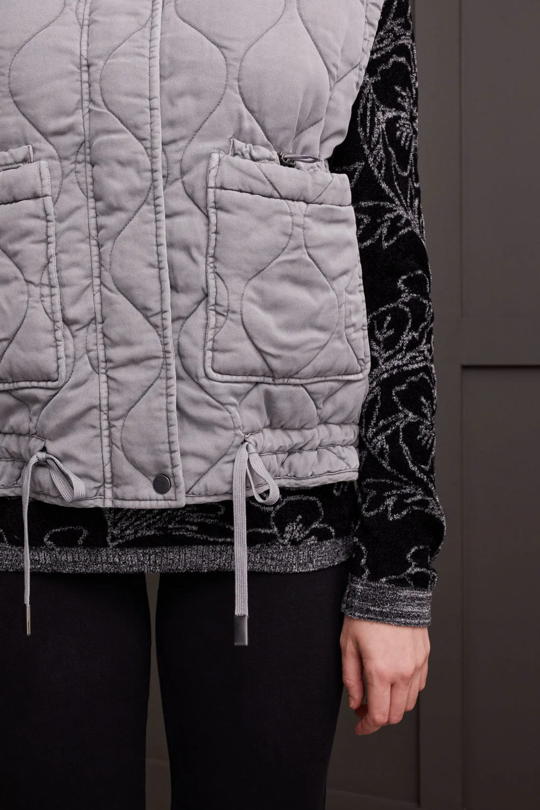 Quilted Zip Up Vest