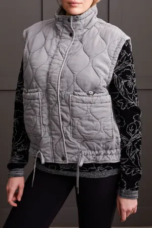 Quilted Zip Up Vest