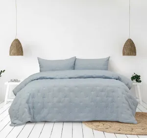 Saladin Comforter Set Chambray