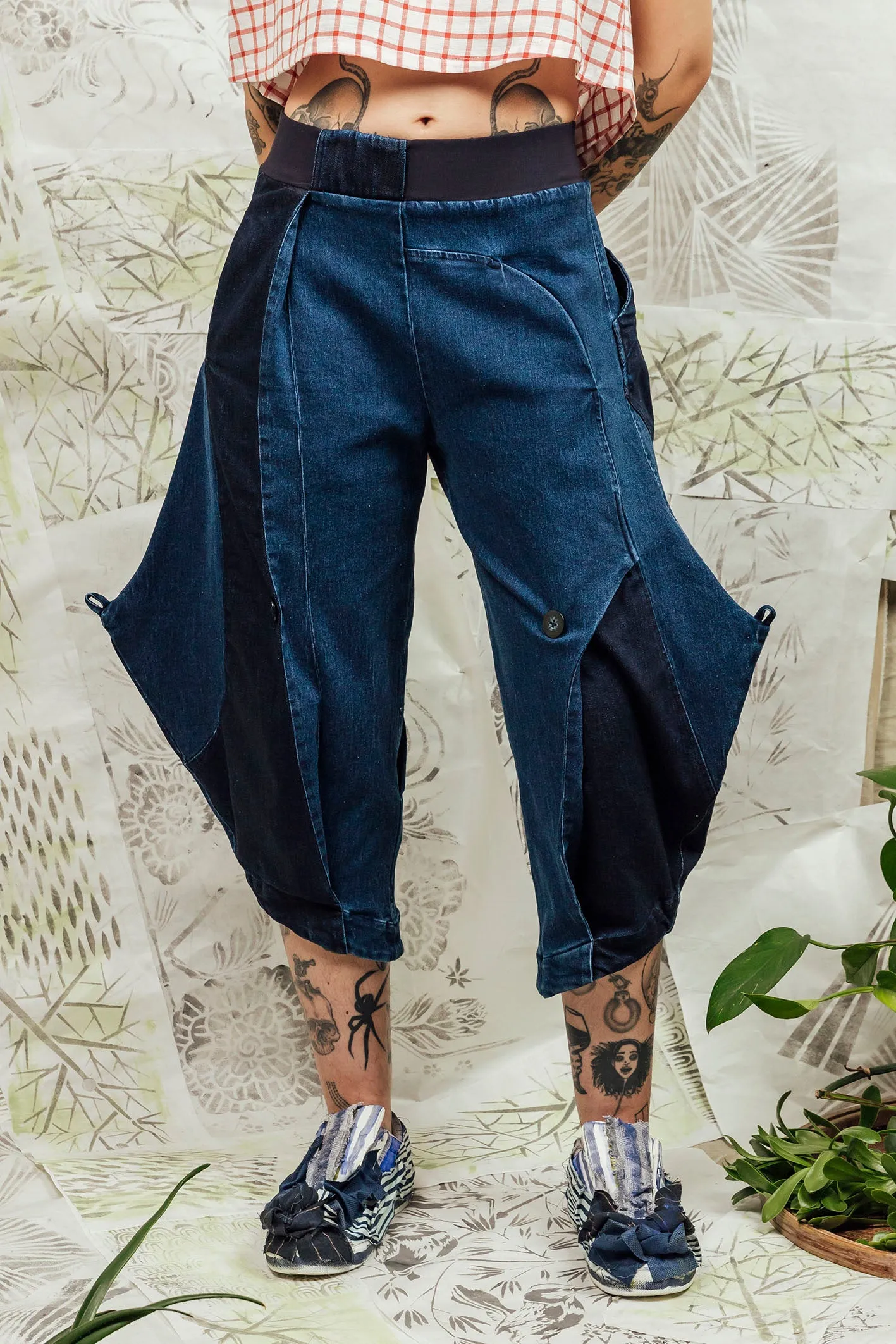 SL24 NYO ASYMMETRIC PANT - DENIM