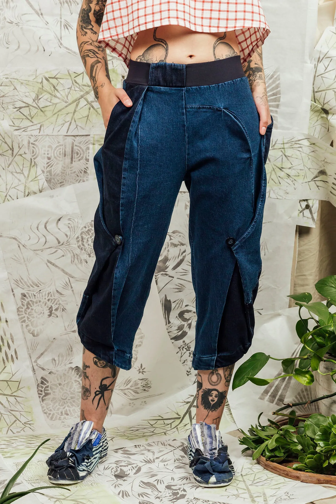 SL24 NYO ASYMMETRIC PANT - DENIM