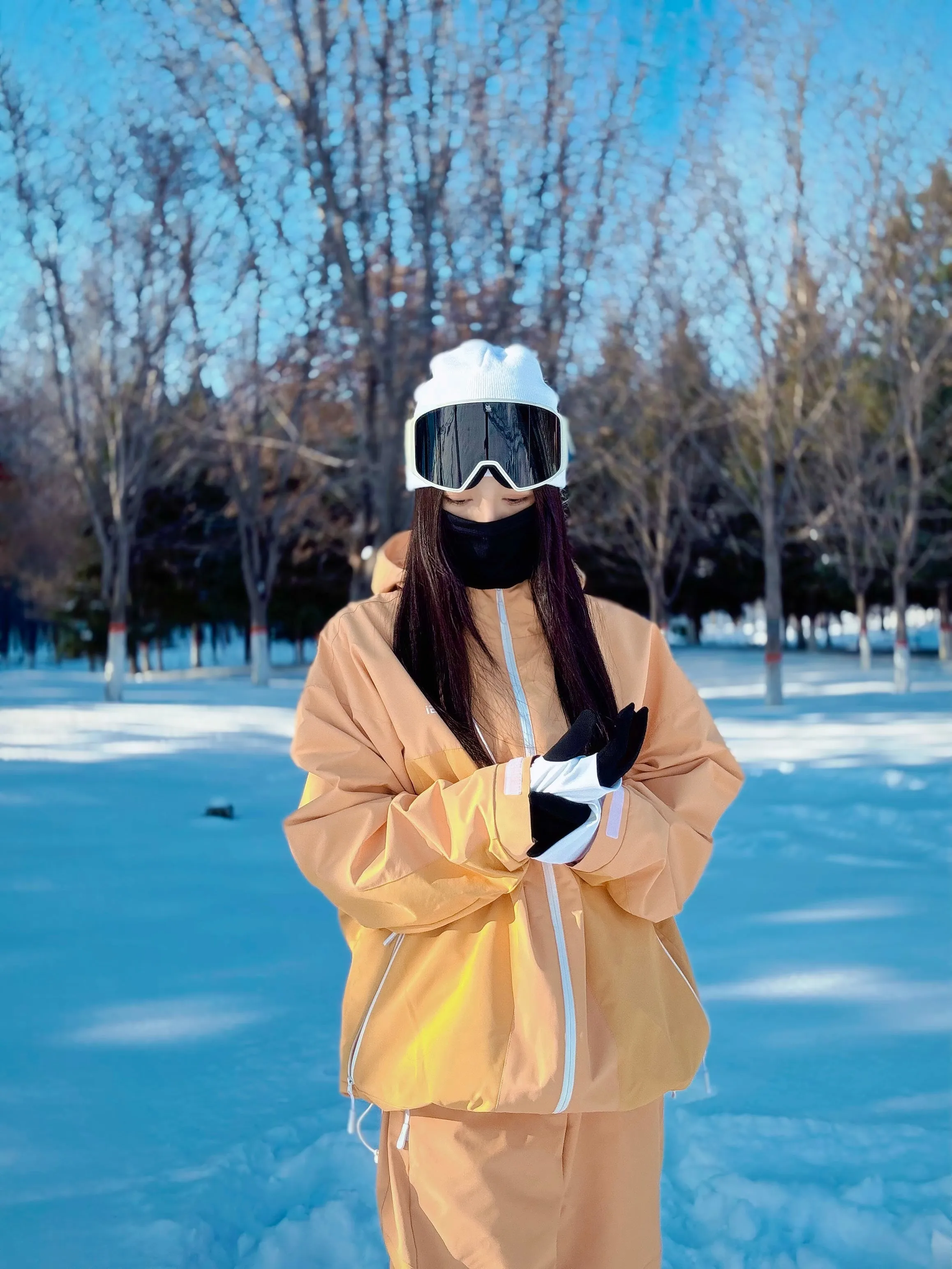 TSI 23/24 Upgraded 3L Orange Snowboarding Jacket & Pants